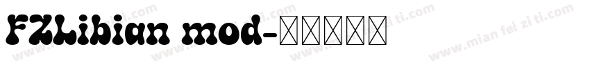 FZLibian mod字体转换